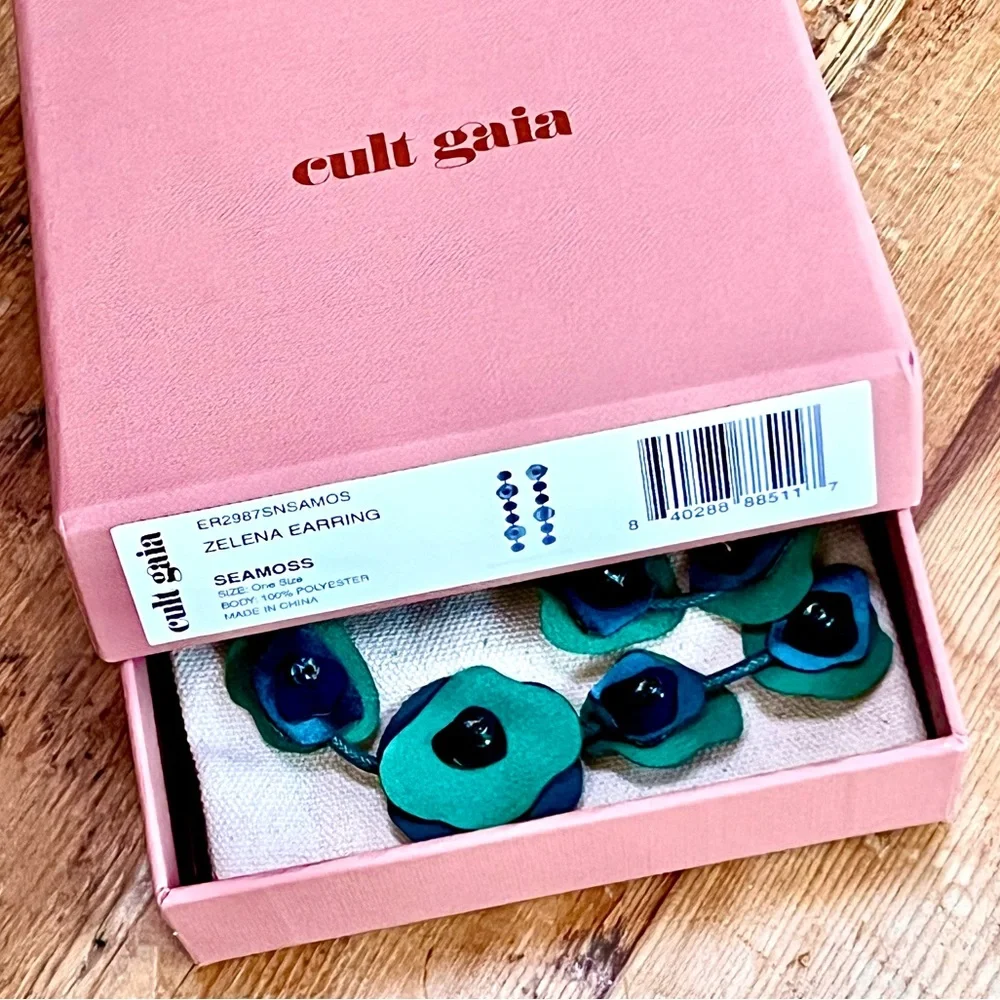 πΊπHPππΊ NWT Cult Gaia Zelena Earrings - Picture 8 of 16